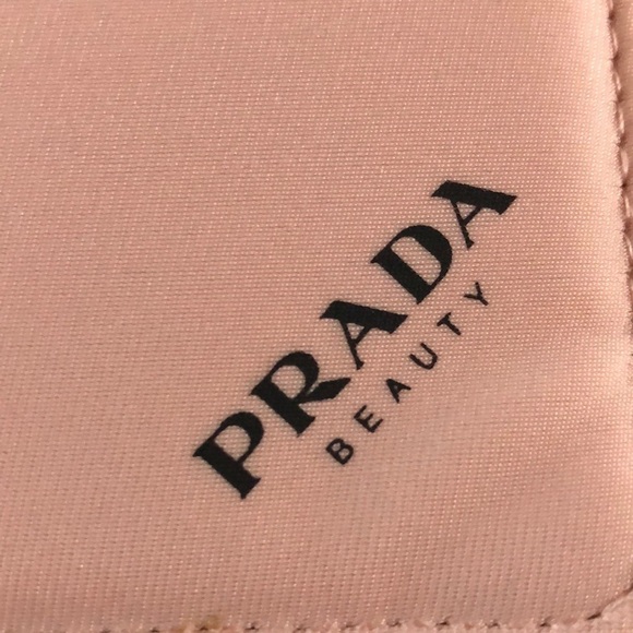 Prada Beauty Triangle Pouch Cosmetic Bag Authentic - Picture 11 of 15